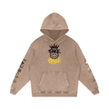 Snow Washed Loose Cotton Hoodie